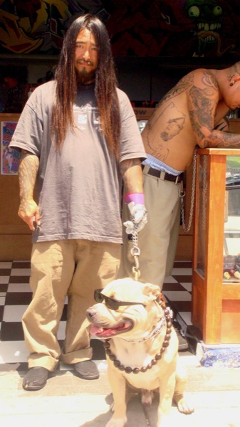 pelo largo y perro con gafas.jpg